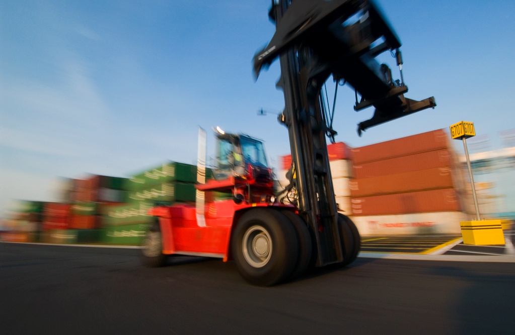 Manejadores de contenedores cargados