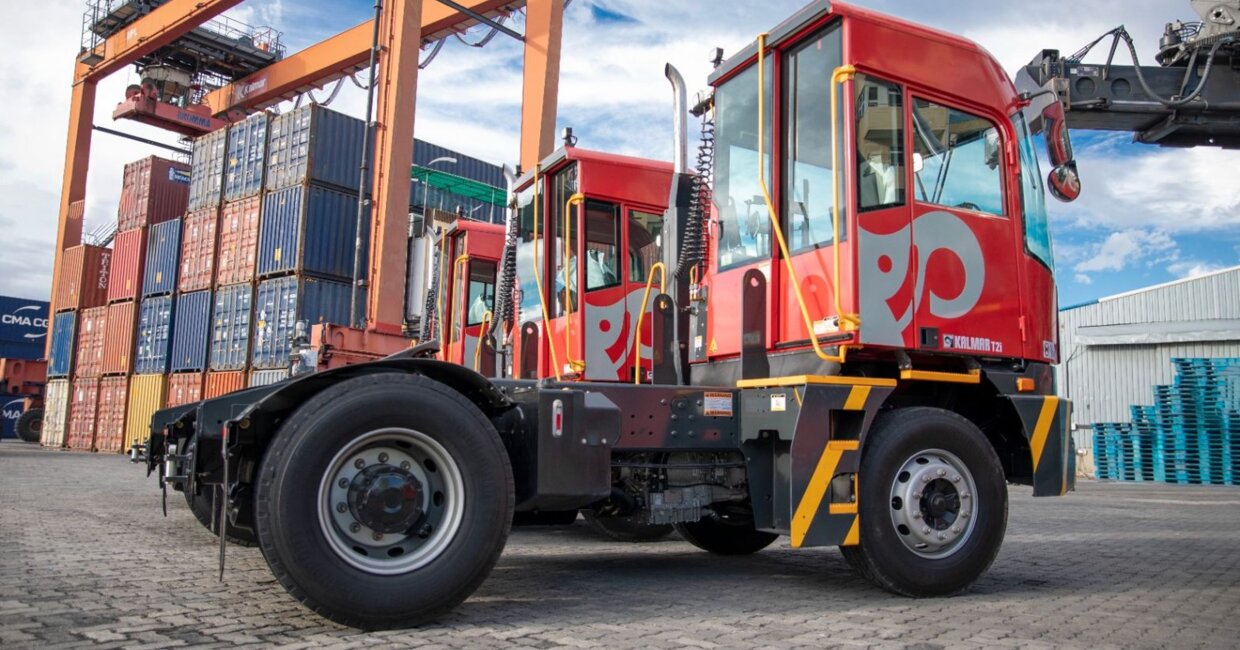 The T2i Terminal Tractor serves the maritime heart of the Maldives