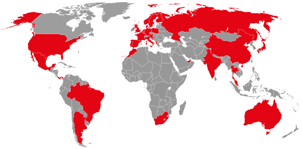 El personal de Kalmar alrededor del mundo